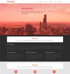 城市建筑设计公司网页模板
