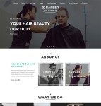 男士发型设计网站模板