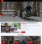 体验自行车骑行服务网站模板