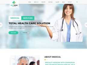 私人医院健康体检网站模板