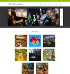 绿色游戏评测公司网站模板