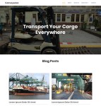 货运码头企业网站模板