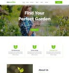 园林绿化种植网页模板