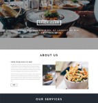 国外餐厅美食网站模板