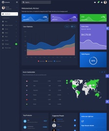 Atlantis Lite后台系统模板