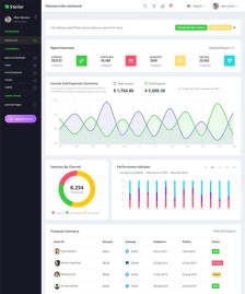 Stellar Admin后台管理模板