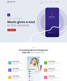 手机音乐app应用官网模板