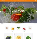 有机水果蔬菜HTML5模板