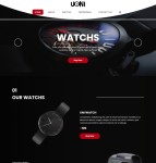 奢侈品手表服务公司网站模板