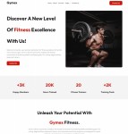 HTML5运动健身机构宣传网站模板