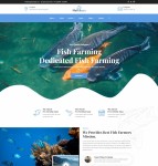 鱼类养殖技术服务公司网站模板