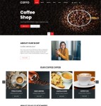 咖啡商店响应式网站模板