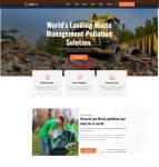 废物管理污染解决服务公司网站模板