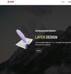 创意图文视差清新排版博客文章网站封面HTML模板