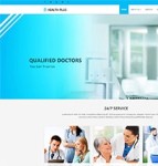 老年健康护理服务中心响应式网站模板
