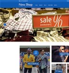 男人衣柜shop服装商城html5网站模板
