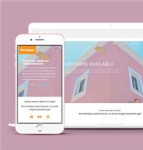 简洁房屋外观设计公司网站模板下载