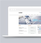 灰色简单金融供应链管理公司网站模板