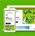 绿色蔬菜种植农场网页单页面HTML5模板