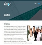 rider清新图文排版响应式多用途网站bootstarp模板