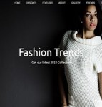 flashion欧美时尚服装设计响应式web模板网站