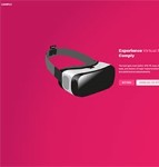 粉色VR产品官网响应式企业模板