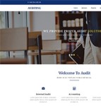 蓝色商务风格星巴克咖啡馆网站模板