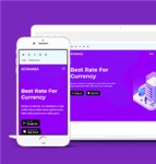 紫色响应式外汇交易平台网站静态模板