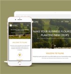 简洁响应式图文农业耕作企业网站模板