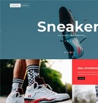 Nike运动鞋企业官网响应式模板
