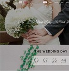 WEDDING婚纱照展示网站模板