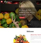 绿色蔬菜水果直销网网页模板