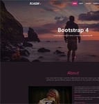 bootstrap4产品展示型网站模板下载