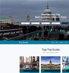 国外旅游线路旅行安排网站模板