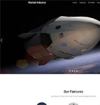 Space国际空间站项目展示网站模板