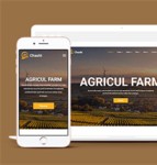 有机食品农业种植响应式网页模板