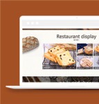 甜点食品公司网站前端模板下载