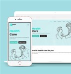 个性响应式医疗卫生保健行业网站CSS3模板