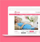 健康养生育儿母婴类网站前端模板下载