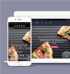 高端披萨意面制作西餐厅企业网站模板