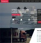 长途物流运输公司响应式网站模板