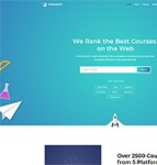Web Courses网课系统首页html模板