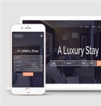高端酒店预订高级公寓度假房产HTML5响应式自适应网站模板