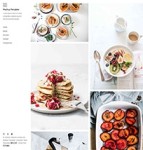 左栏极简设计美食摄影工作室html5模板