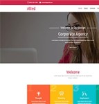 粉红色教育咨询企业响应式网站模板