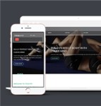 创意精美设计健身房加盟企业网站模板