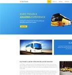 公交车旅游巴士运营出租企业模板