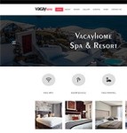 五星级度假酒店企业官网网站模板