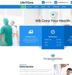 Life Care美容整形健康医疗中心响应式模板