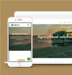 农业技术公司网页模板下载